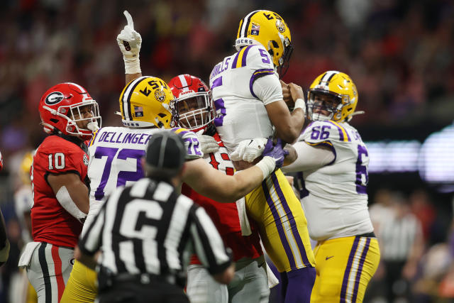 ESPN on X: OBJ repping LSU after the win 🐯  / X