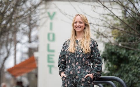 Claire Ptak, owner of Violet Bakery in Hackney, east London - Credit: Victoria Jones/PA