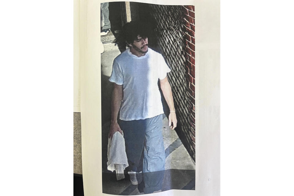 This photo provided by the Chester County, Pa., District Attorney's Office shows escaped prisoner Danelo Cavalcante. Cavalcante, who was recently convicted of fatally stabbing his girlfriend, escaped Thursday, Aug. 31, 2023, from a suburban Philadelphia prison and prosecutors say he is also wanted in his native Brazil in a separate slaying. (Chester County District Attorney's Office via AP)