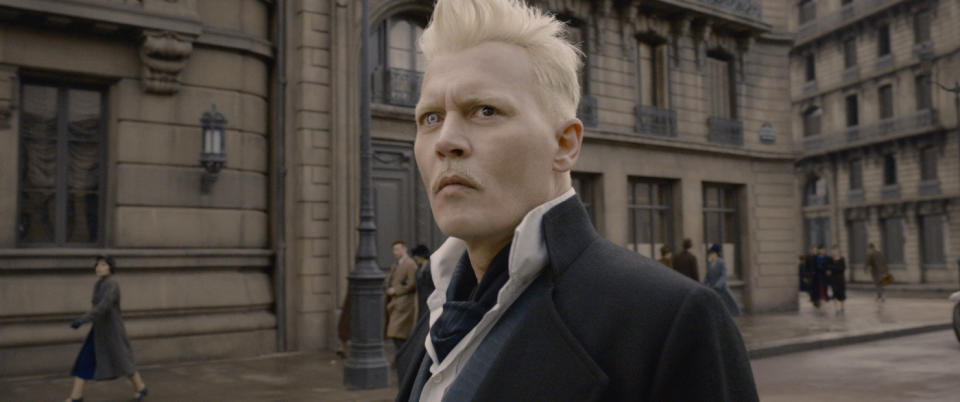 Depp in Fantastic Beasts 2 (Credit: Warner Bros)