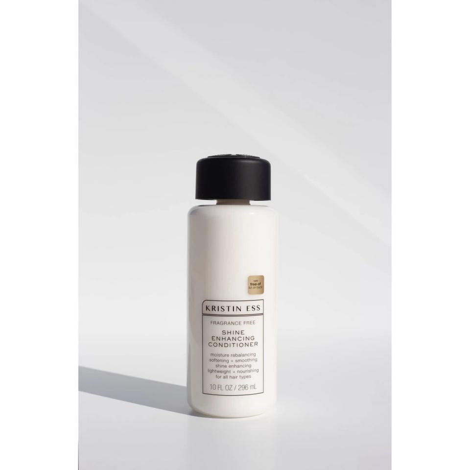 <p>Once you've cleansed, keep your strands soft with this <span>Kristin Ess Fragrance Free Shine Enhancing Conditioner</span> ($13). It'll leave you with shiny, hydrated hair, which is always a good thing. Plus, it's paraben, phthalate, and sulfate free.</p>