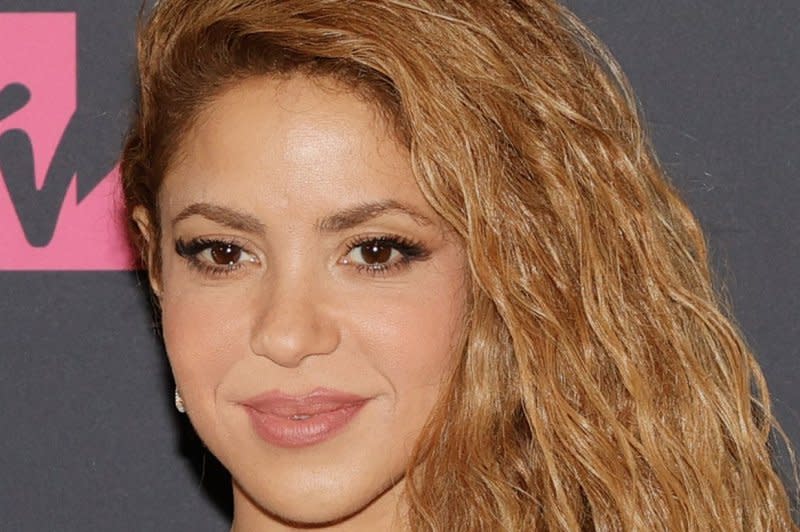 Shakira performed a surprise show in Times Square following the release of her album "Las Mujeres Ya No Lloran." File Photo by Jason Szenes/UPI