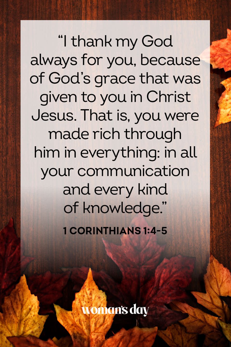 1 Corinthians 1:4-5