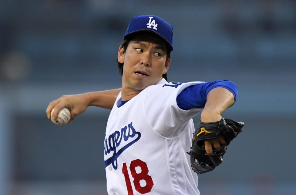 Kenta Maeda helped pull off an epic prank. (AP)