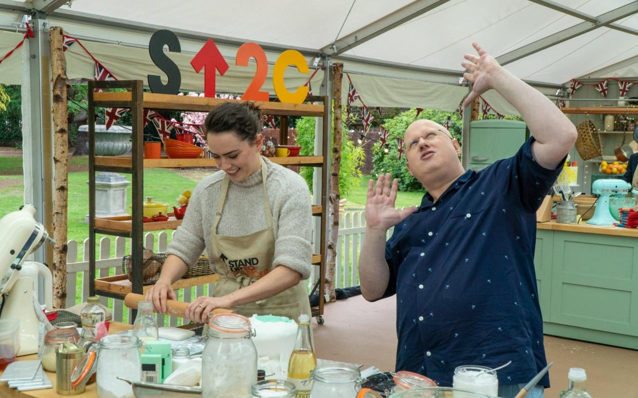 Daisy Ridley and Matt Lucas on The Great Celebrity Bake Off - Channel 4