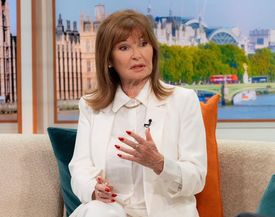 Stephanie Beacham appeared on Good Morning Britain on 30 January, 2024. (Shutterstock/ITV)