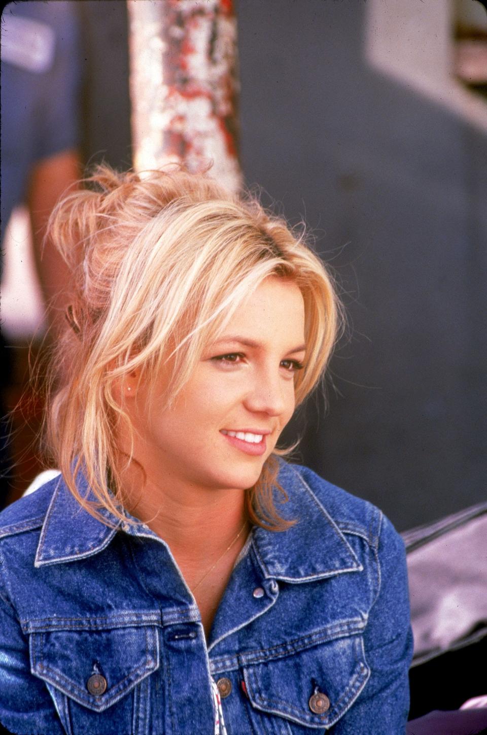 Britney Spears in a scene from the movie "Crossroads."