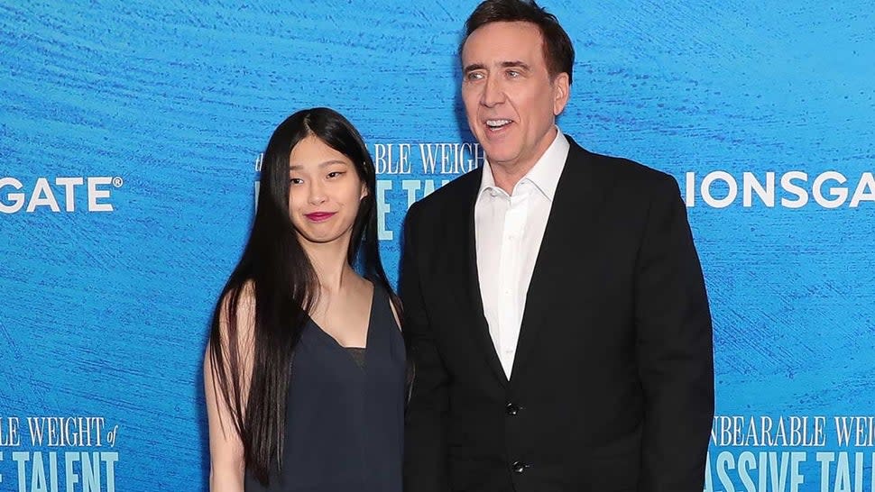 Riko Shibata and Nicolas Cage