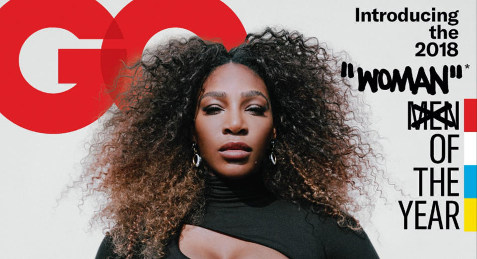 Serena Williams’ GQ cover has sparked controversy on Twitter. [Photo: Twitter]
