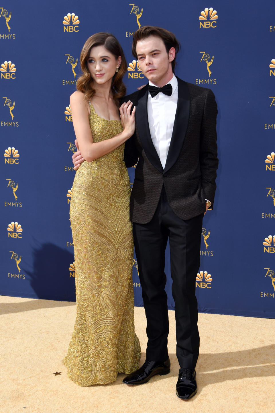 Charlie Heaton and Natalia Dyer