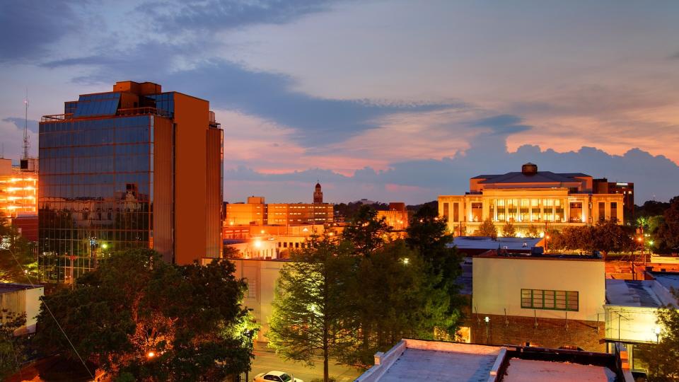 Downtown Lafayette, Louisiana.