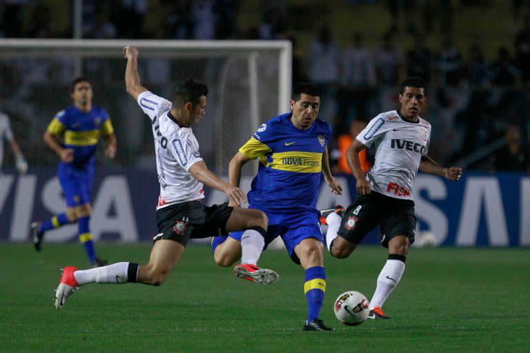 Riquelme, protagonista en aquella final perdida en 2012 en San Pablo frente a Corinthians