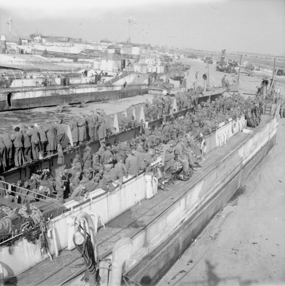 LCTs were large and capable of carrying ten tanks or other heavy armoured vehicles into battle.