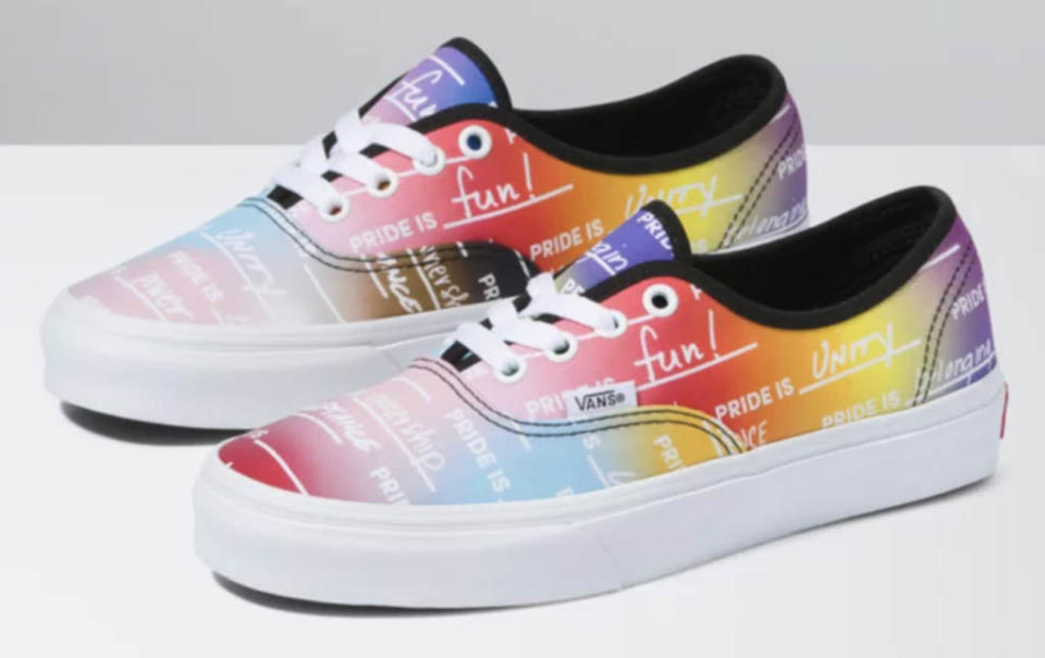 Vans Authentic Pride Shoes. - Credit: Courtesy of Vans