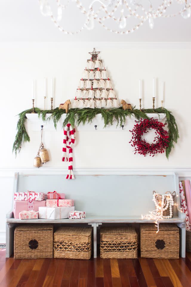 Entryway Christmas Decor