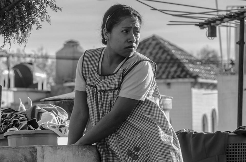 Hotly tipped: Cuarón, director of the film Roma, above, has been touted as a possible Oscar nominee