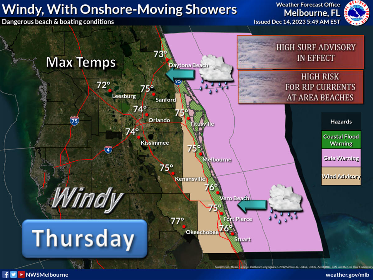 Why has it been so windy in Central Florida all week? Here's the answer