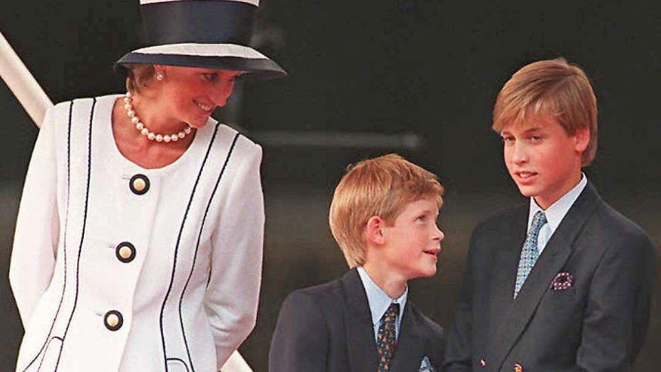 Prince William will reportedly be concerned as Prince Harry &quot;appears to be exploiting his mother's iconic status&quot;. Photo: Getty