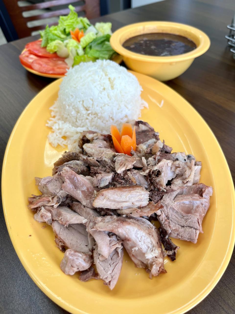 The roast pork special is a best-seller at J&J Paradise Bakery in Cape Coral.