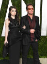 Eve Hewson and singer Bono arrive at the 2013 Vanity Fair Oscar Party hosted by Graydon Carter at Sunset Tower on February 24, 2013 in West Hollywood, California.