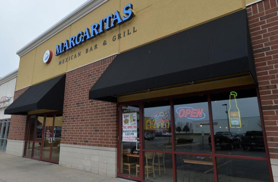Blue Margaritas Mexican Bar & Grill is at 9010 North Allen Road in the Prairie Point Shopping Center in Peoria.