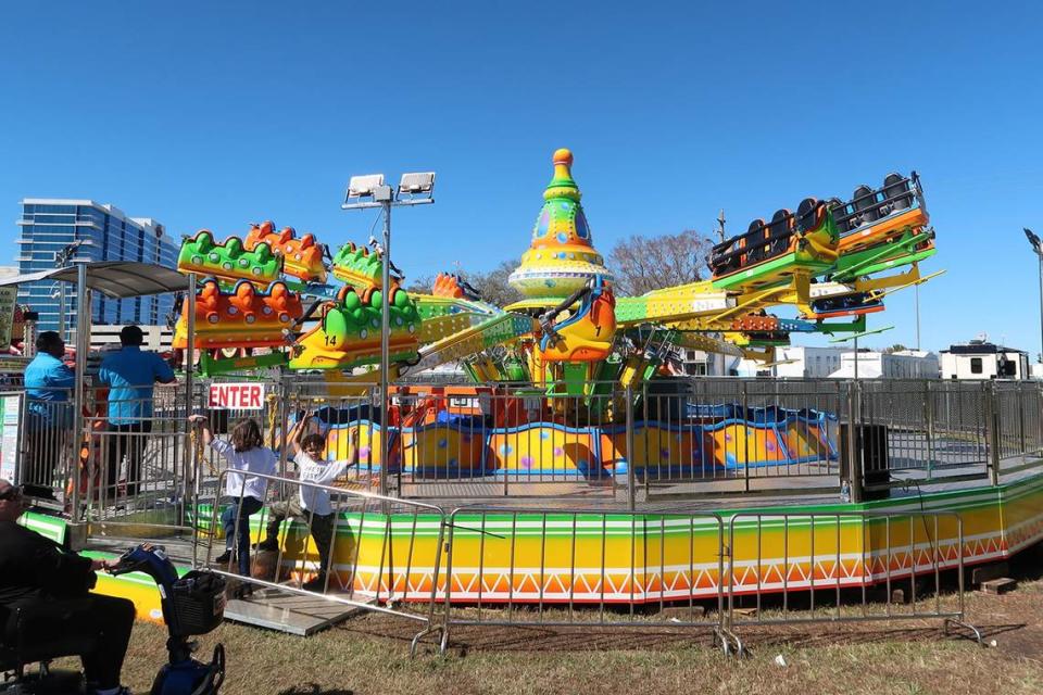 The Techno is one of the four new rides at the N.C. State Fair this year.