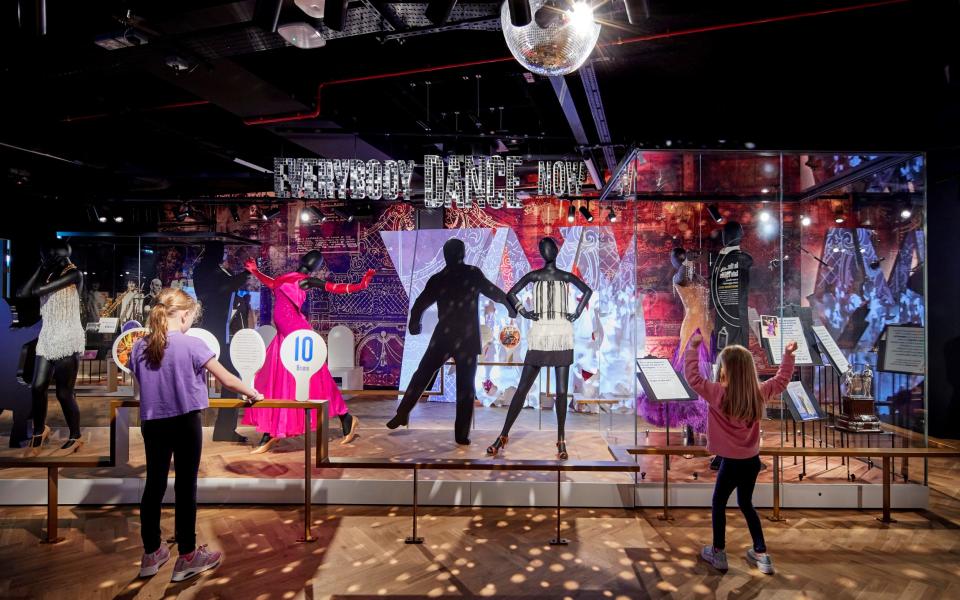 Items from the Strictly wardrobe on show at the museum