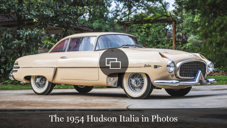 A 1954 Hudson Italia.