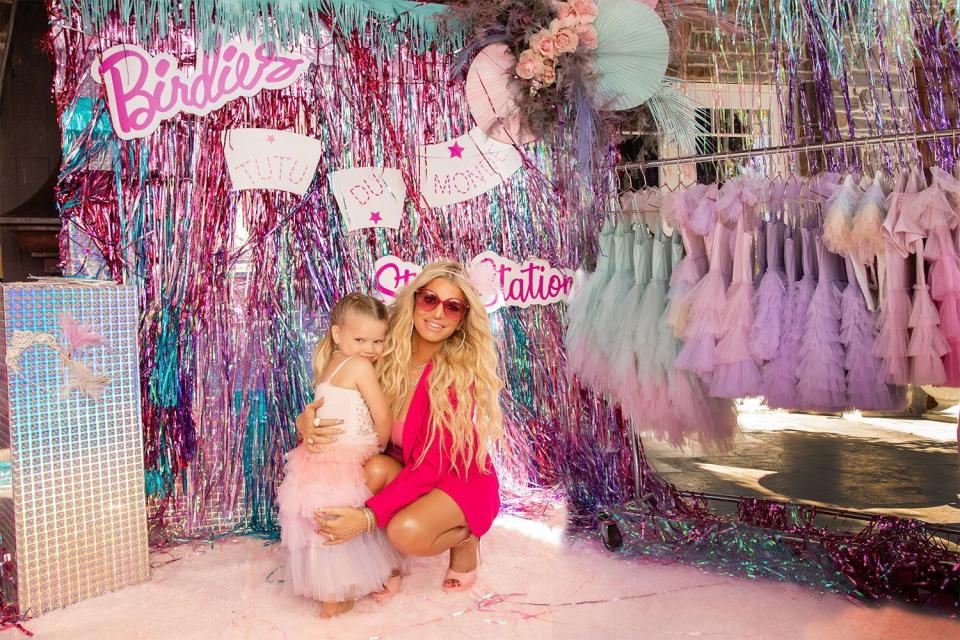 Jessica Simpson celebrated her youngest, Birdie's 3rd birthday with a Barbie Tutu themed party