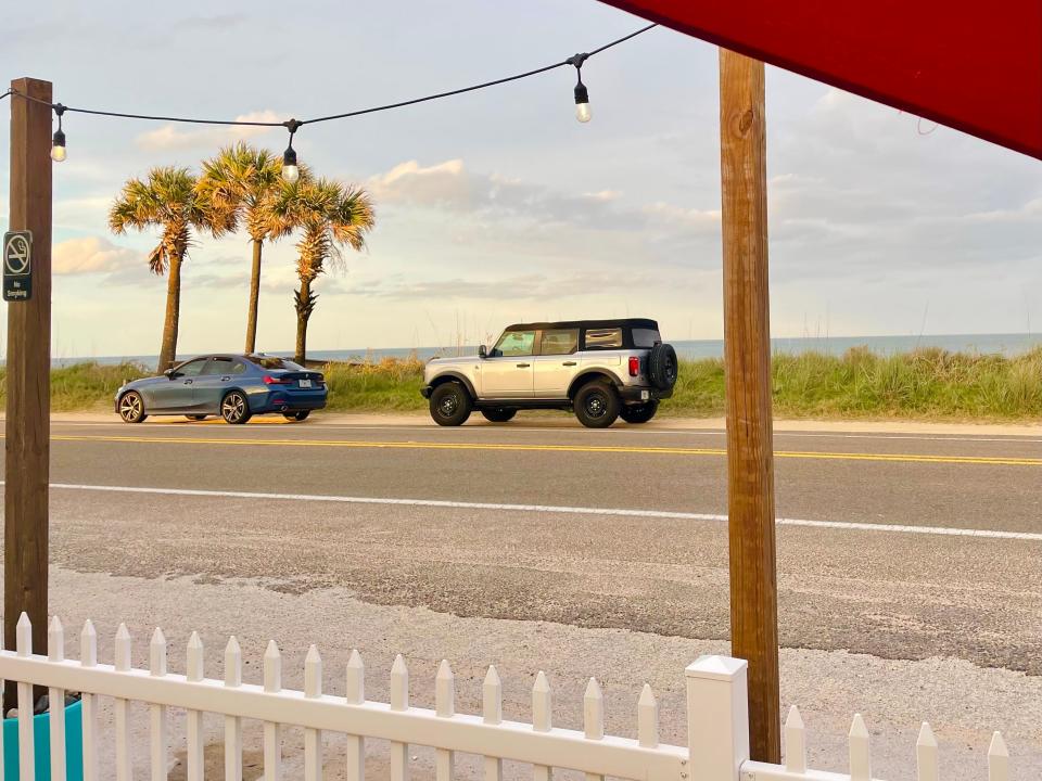 Beachfront view from Break-Awayz at the Beach in Flagler Beach.