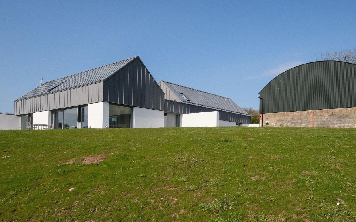 House Lessans was built on the site of a former farmstead in the rolling country of Co Down, Northern Ireland, at a cost of around £1,425 per square metre   - PA