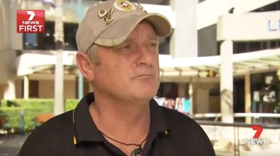 New Zealand army veteran Gary Hodges was outraged by the omission. Source: 7 News