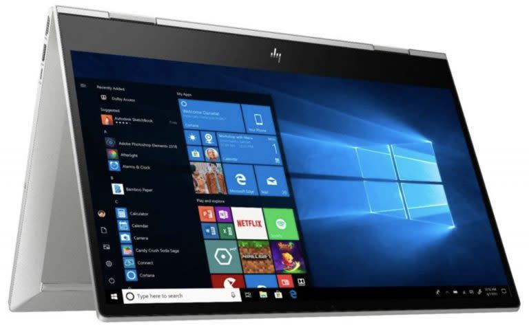 El portátil HP Envy x360 2 en 1 Premium con pantalla táctil FHD IPS de 15,6” Créditos: Amazon