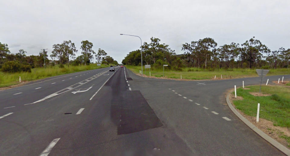 Two children are critical after the car crash near Rockhampton on Sunday morning. Source: Google Maps