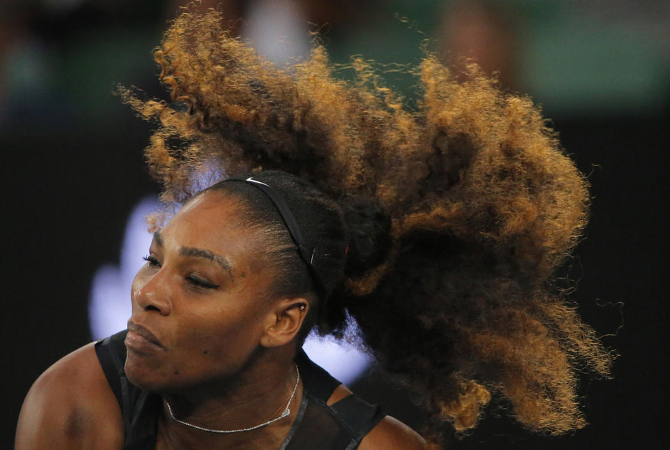 Serena hair bounce