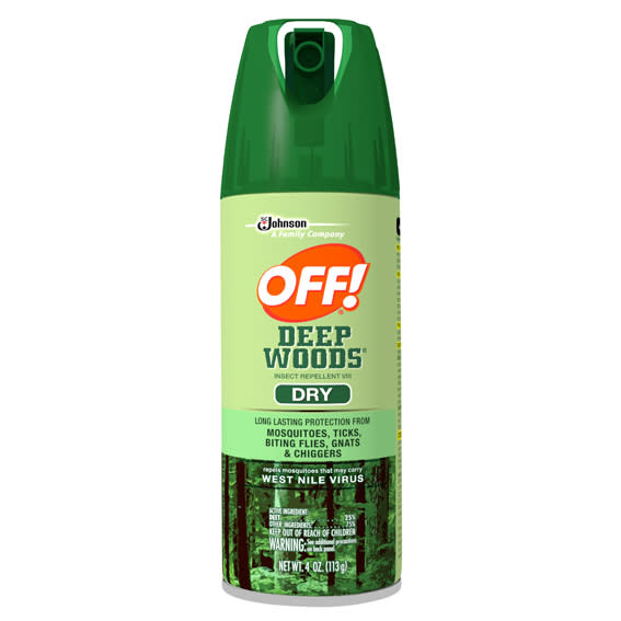 Off! Deep Woods Dry Aerosol Insect Repellent 