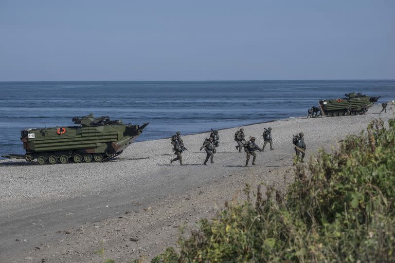 Ejercicios militares del Ejército de Taiwán, el 28 de julio pasado