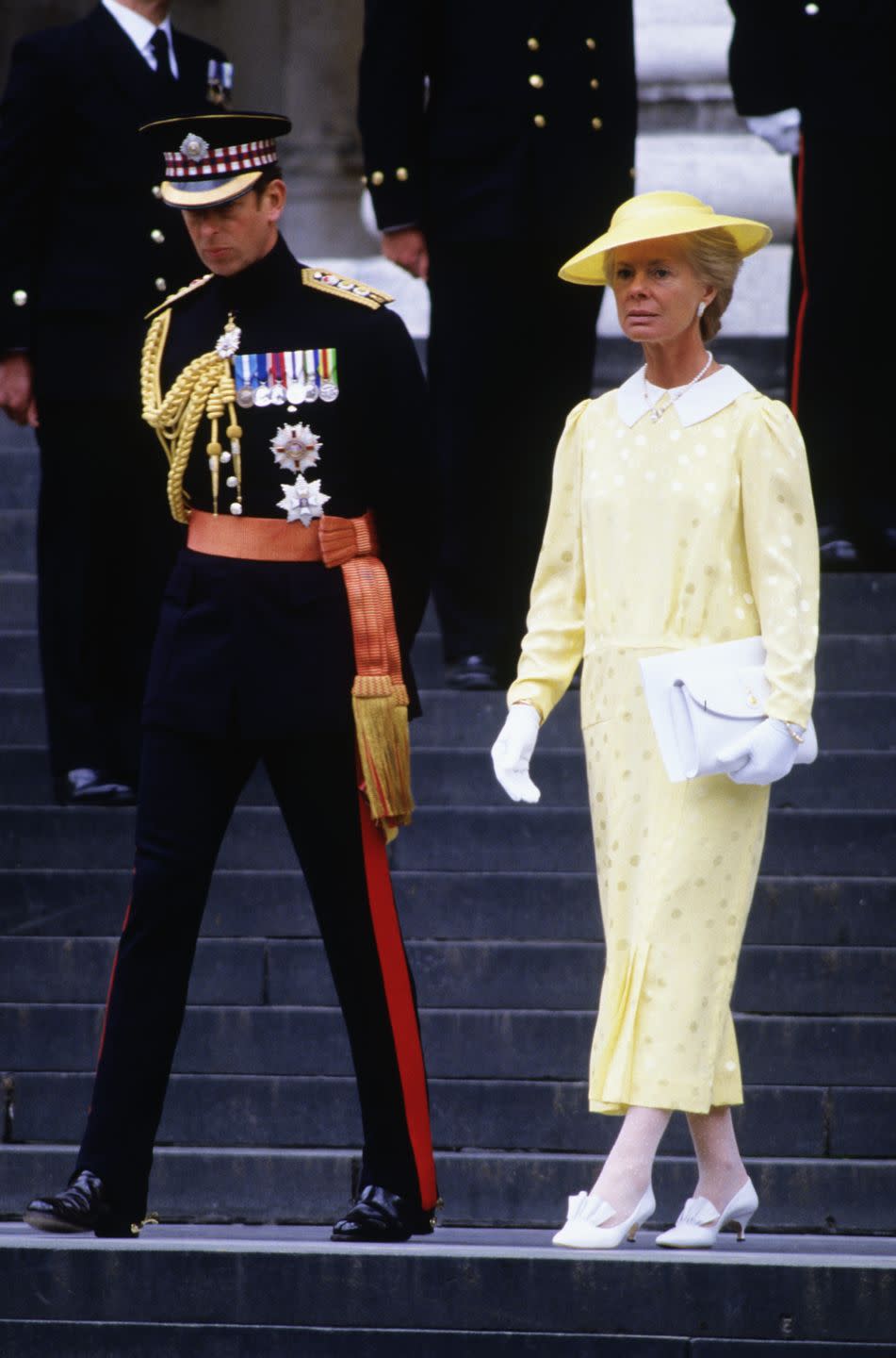 <p>The Duke and Duchess of Kent at the South Atlantic Campaign Memorial service at St. Pauls Cathedral in London. </p>