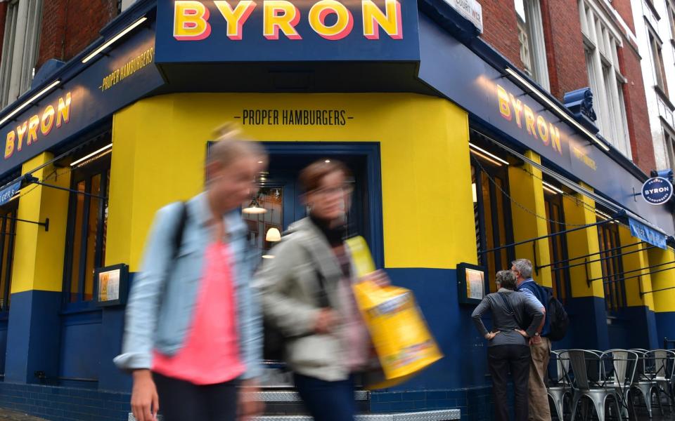 Burger chain Byron has moved to close some stores and ask for rent reductions at some sites - Getty Images Europe