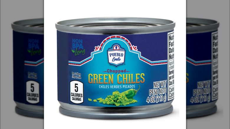 Pueblo Lindo canned chopped green chiles