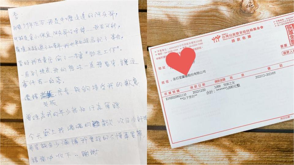 遲到33年的道歉！偷書賊愧疚寄3千元求原諒　書店超暖「1件事」回應