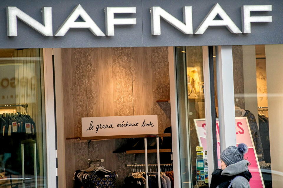 L'enseigne de prêt-à-porter Naf Naf a demandé son placement en redressement judiciaire.  - Credit:Philippe HUGUEN / AFP