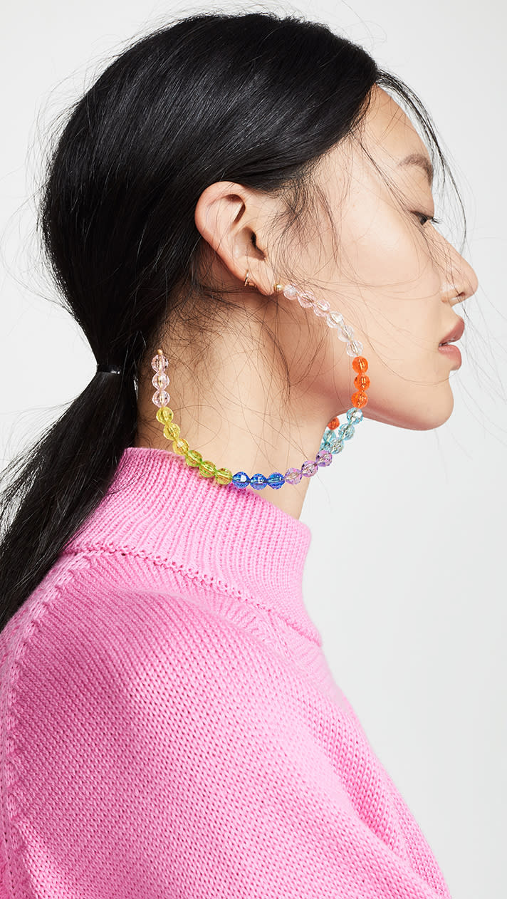 STYLECASTER | Hoop Earrings So Truly Massive You Could Probably Fit Your Head Through Them