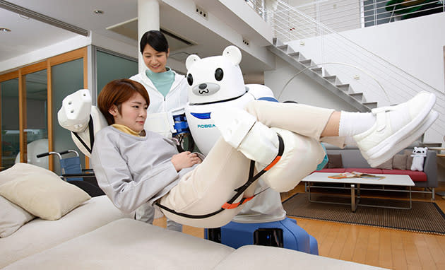 Robear Is A Robot Bear That Can Care For The Elderly Engadget