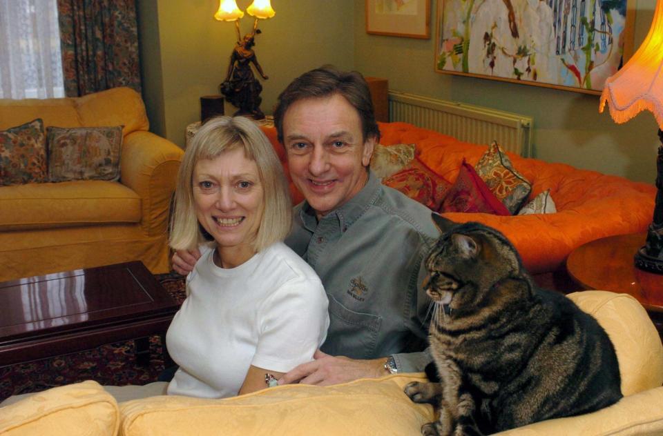 Blakemore in 2003 with his wife Andrée: when she was pregnant she received an anonymous telephone call from a man who said he hoped her baby would be born blind - David Hartley/Shutterstock