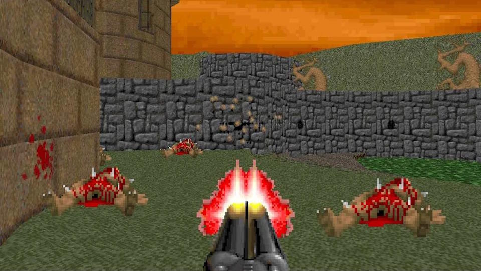 Doom 2 super shotgun screenshot
