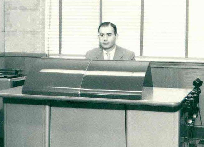 Ed Kennedy, founding owner of Ken-Del Studios, in the 1950s.