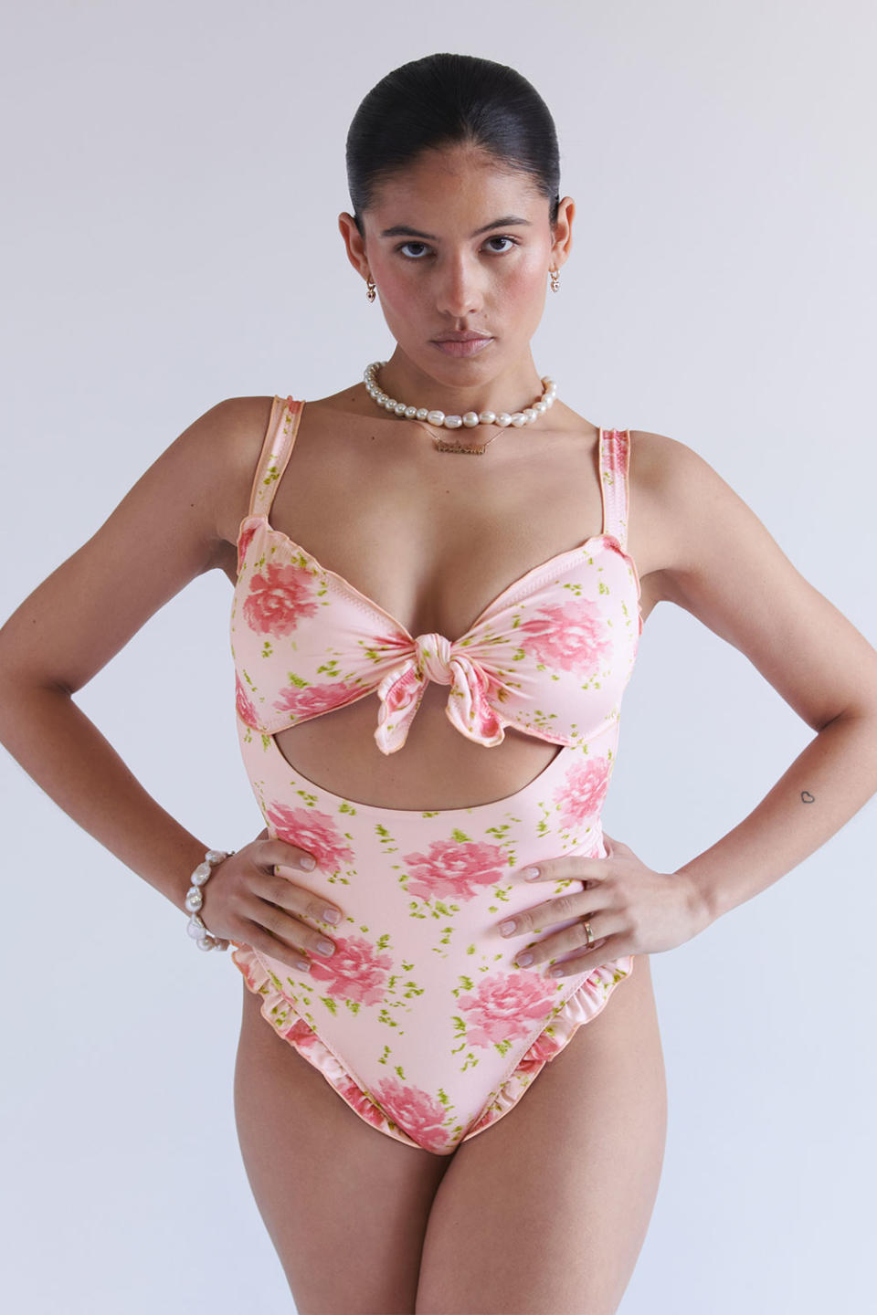 Frankies Bikinis x Sydney Sweeney Lucia Ruffle One-Piece Swimsuit