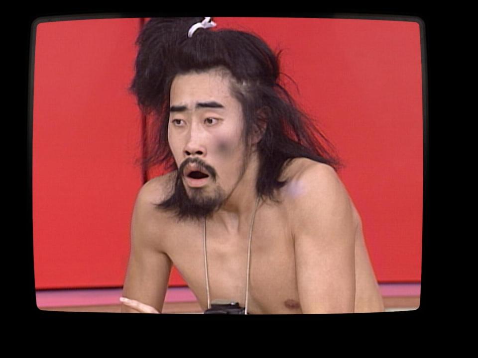 Tomoaki "Nasubi" Hamatsu in a screengrab from "The Contestant"