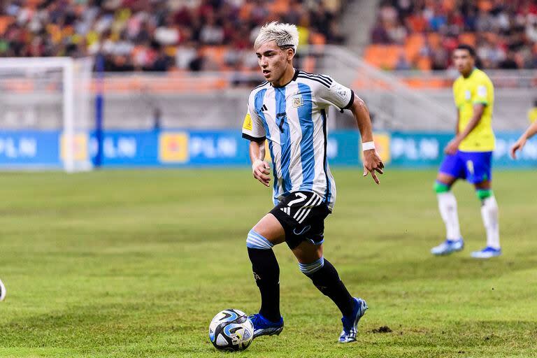 Ian Subiabre fue uno de los futbolistas más desequilibrantes de la selección argentina en el Mundial